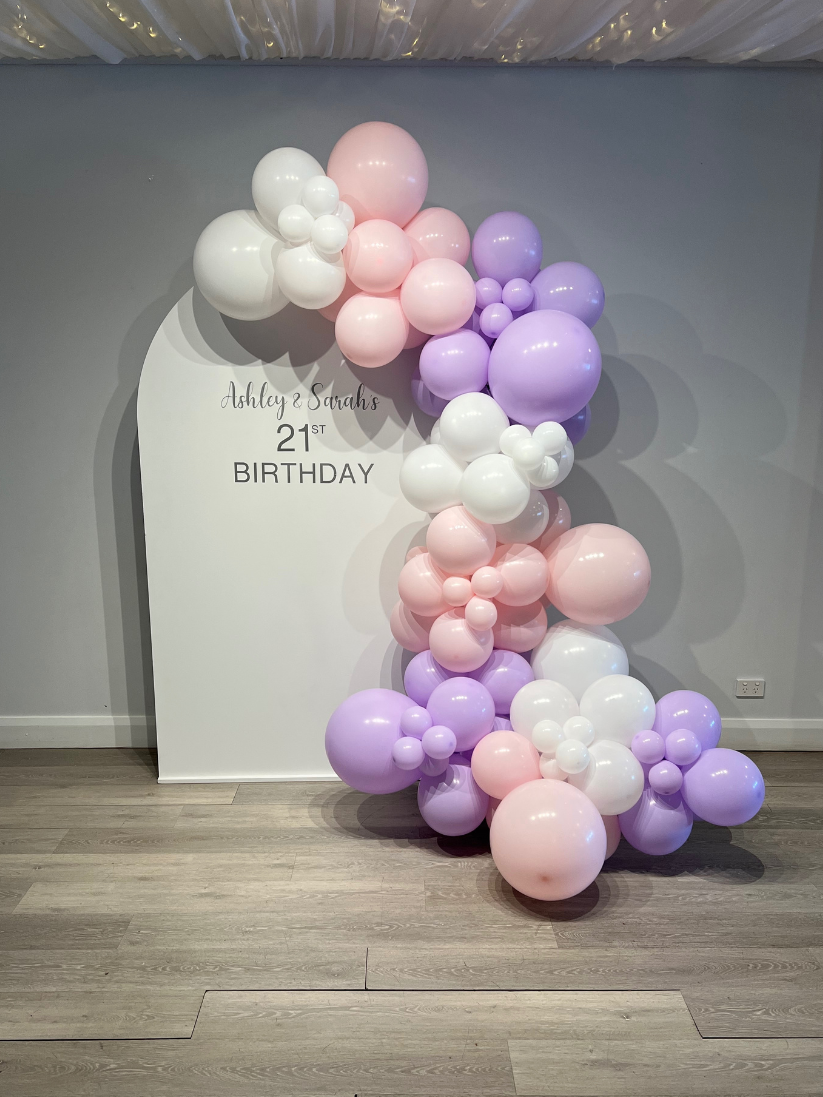 21st Birthday Pastel Balloon Package