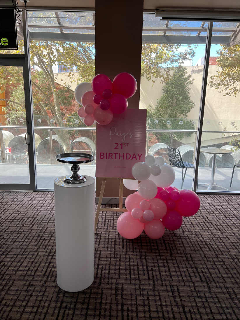 Birthday Sign & Balloon Package