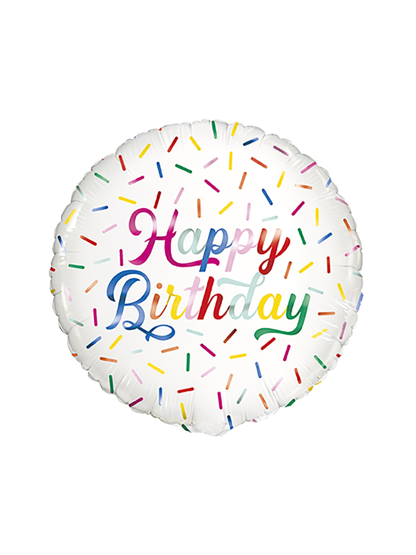 Sprinkle Happy Birthday Foil Balloon