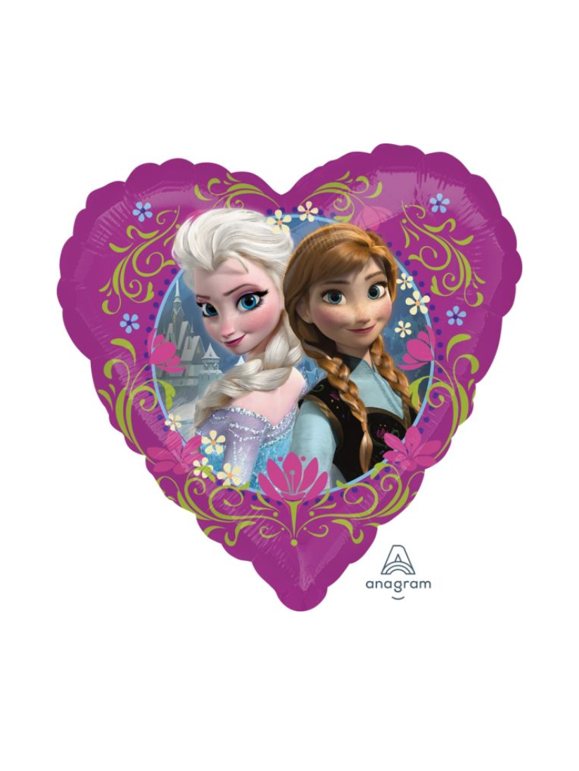 Frozen Love Heart Foil Balloon 43cm