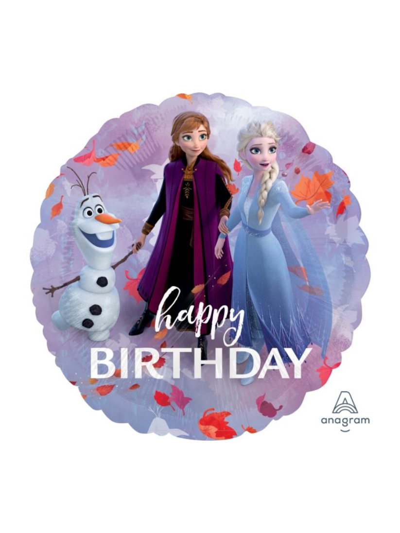 Frozen 2 Happy Birthday Foil Balloon 43cm