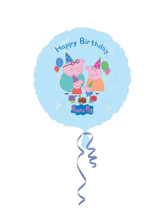 Peppa Pig Happy Birthday Foil Balloon 43cm