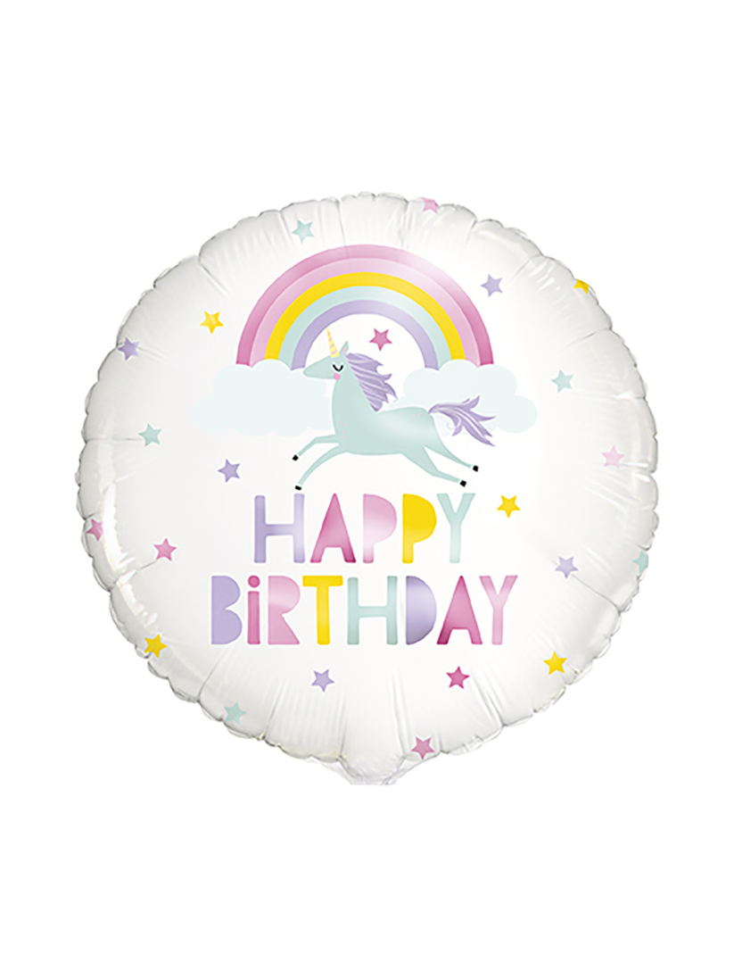 Unicorn Happy Birthday Foil Balloon