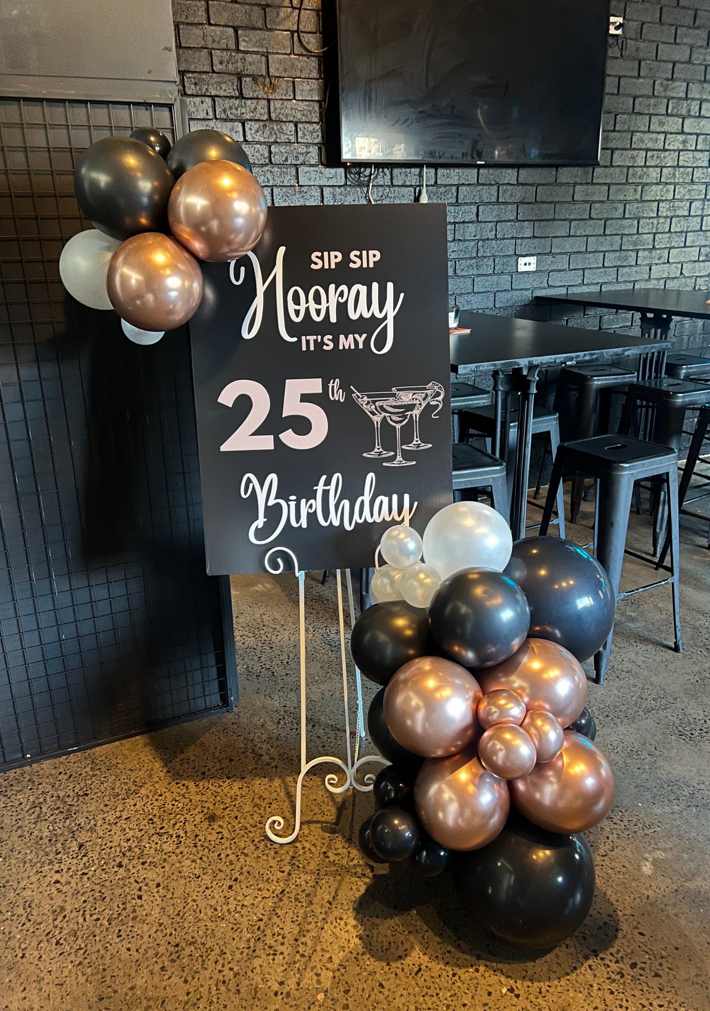 Night Birthday Sign