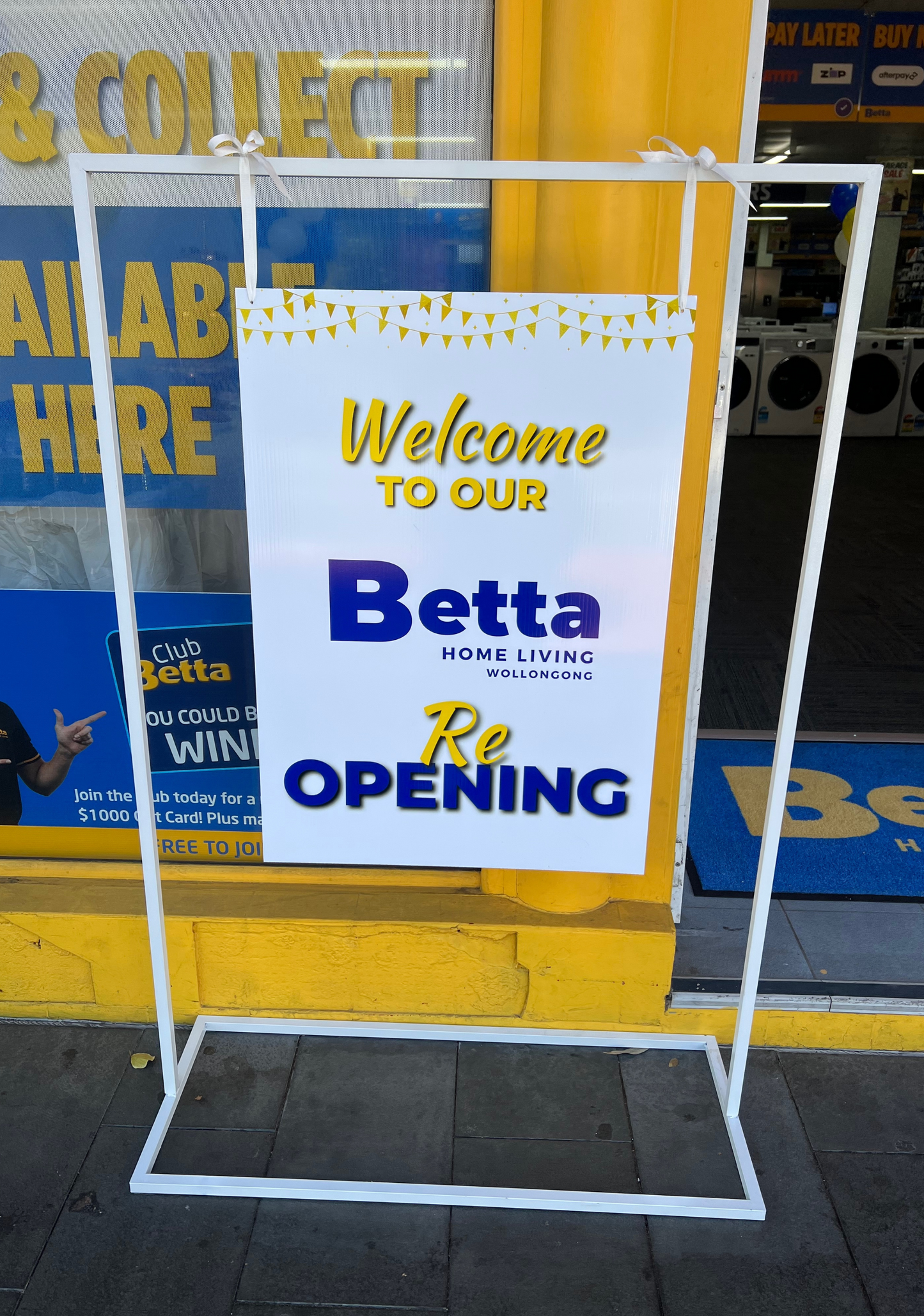 Store Opening Signage