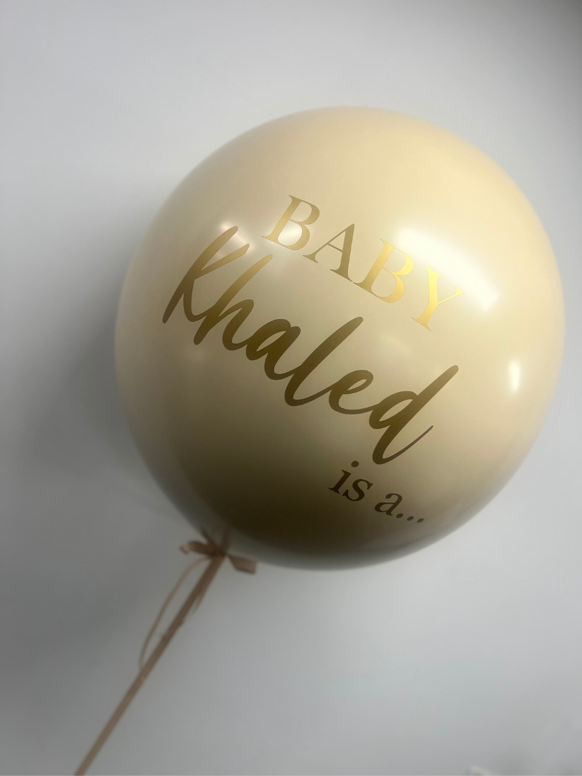 Nude Gender Reveal balloon