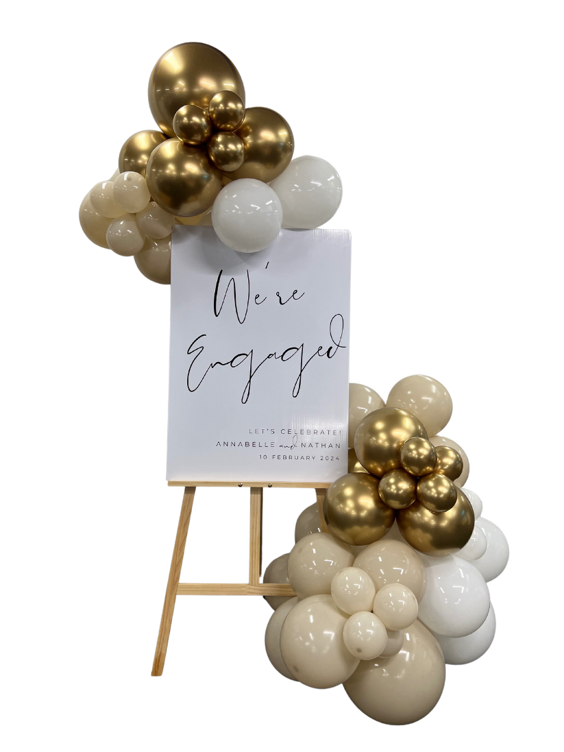 Engagement Sign & Balloon Package