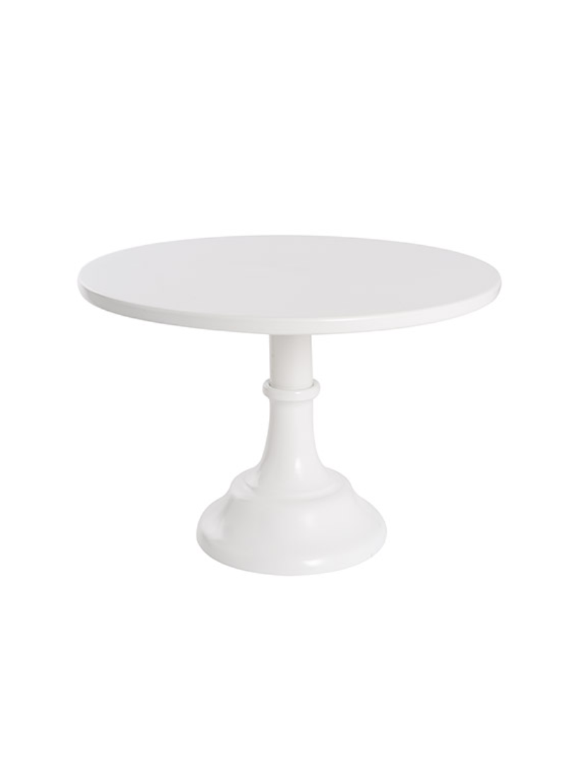 White Cake Stand 30cm Hire