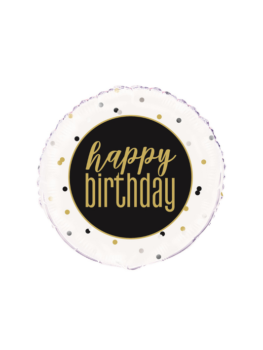 Happy Birthday Foil Balloons Metallic