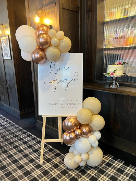 Engagement Sign & Balloon Package