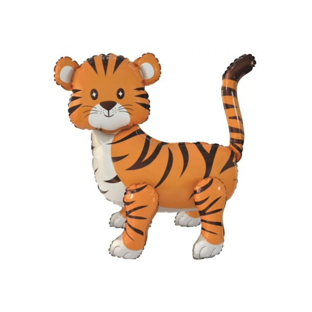 Standing Airz Tiger Balloon (56x58x30cm)