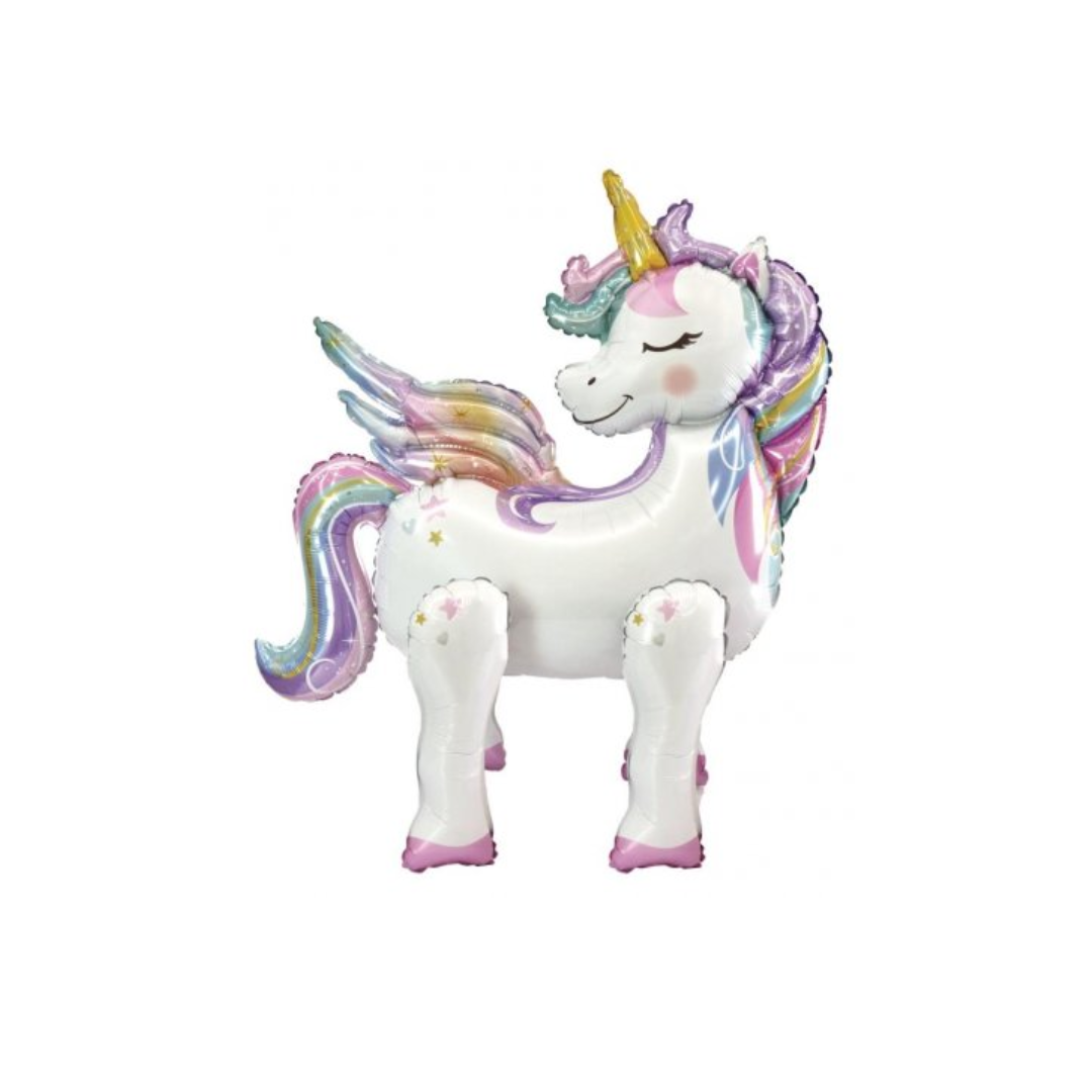 Standing Airz Unicorn Balloon (66x61x32cm)