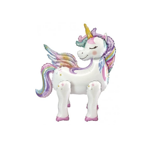 Standing Airz Unicorn Balloon (66x61x32cm)