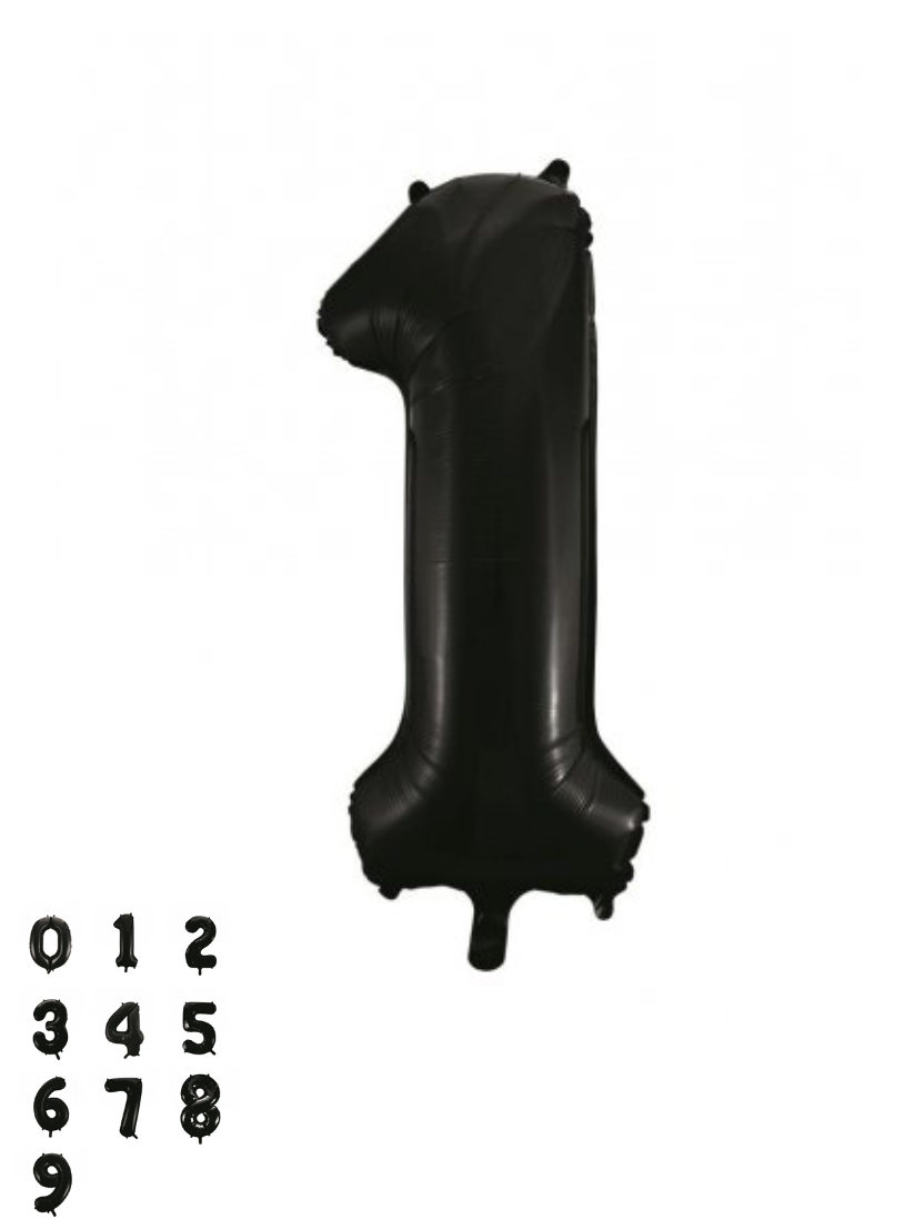 Black Foil Number Balloon (86cm)